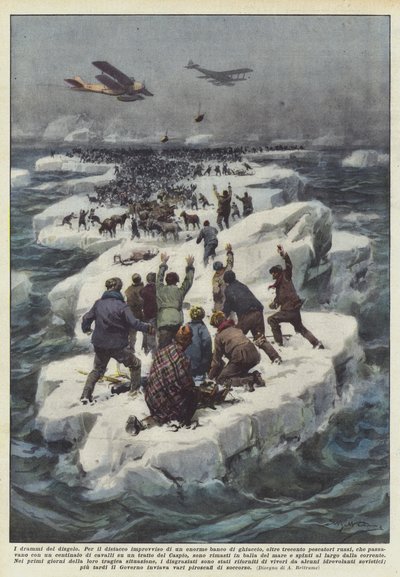 Dramaty odwilży autorstwa Achille Beltrame
